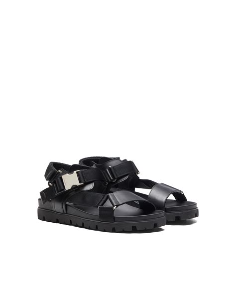 prada sandal shoes|Prada denim sandals.